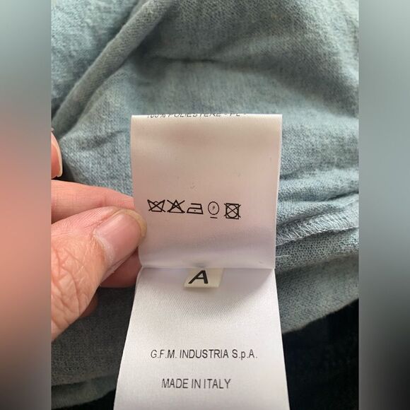 Hache blue alpaca wool blend top size 38 - Picture 8 of 8